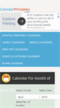 Mobile Screenshot of calendarprintables.com